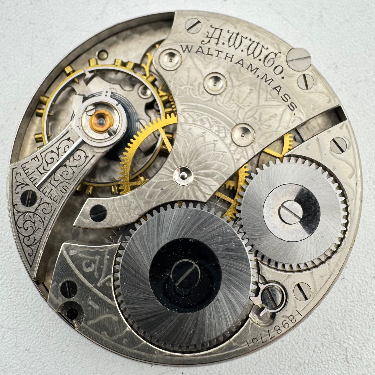 Waltham Bold Roman Dial 1913