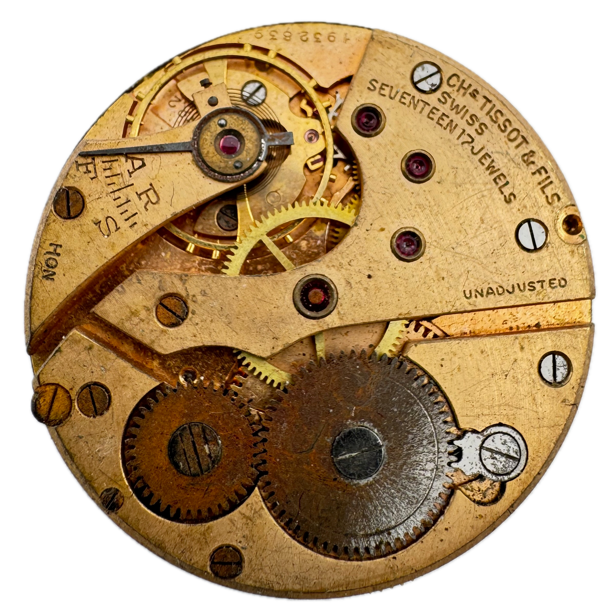 Tissot Raised Numeral Dial 1945