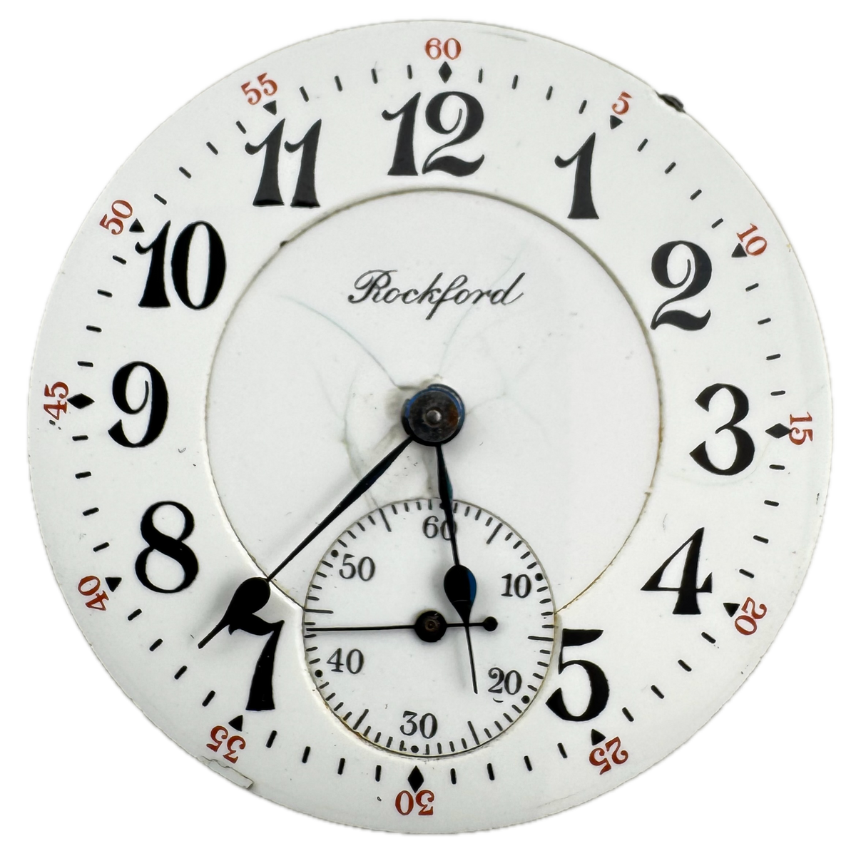 Rockford Double Sunk Dial 1908