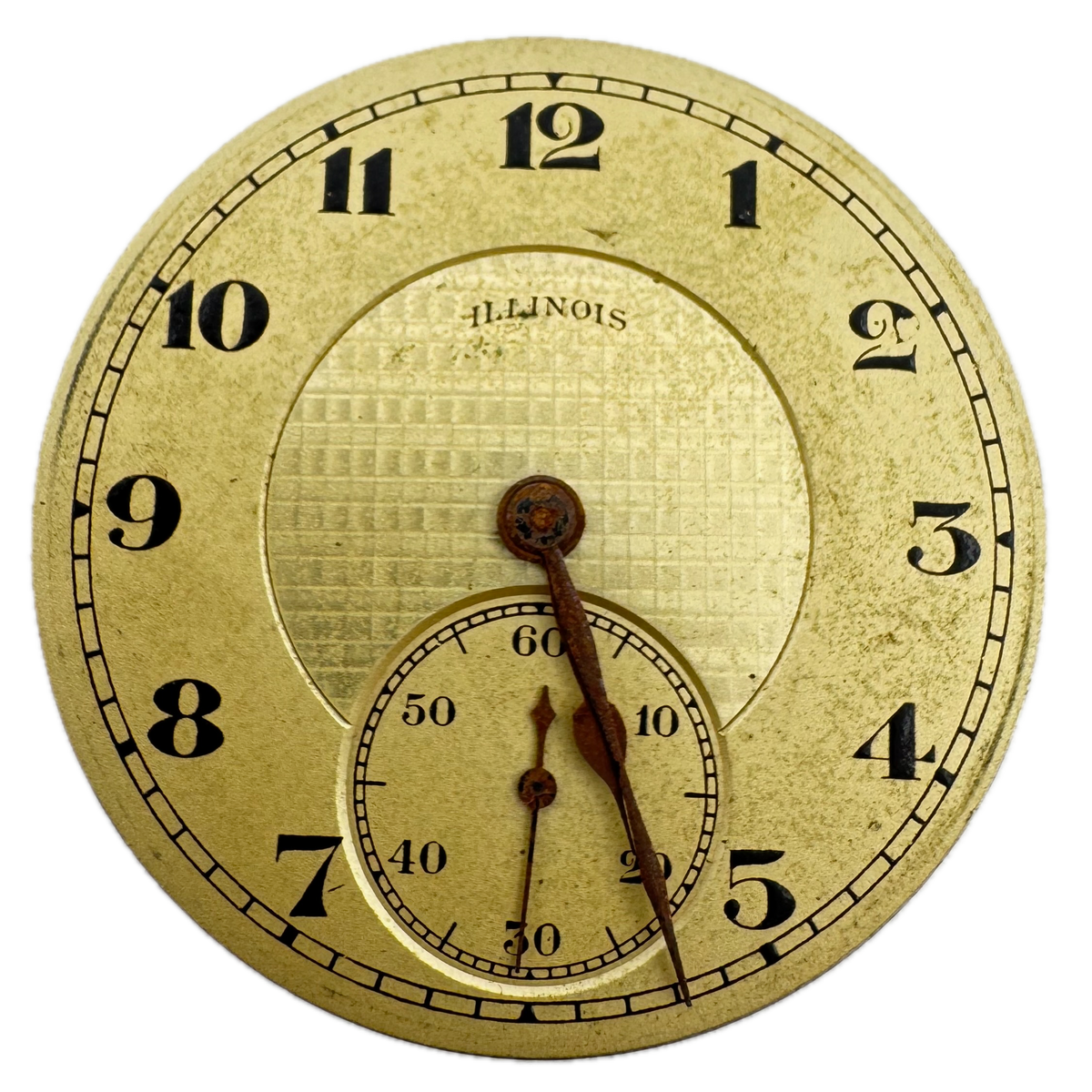 Illinois Center Speckled Dial 1921