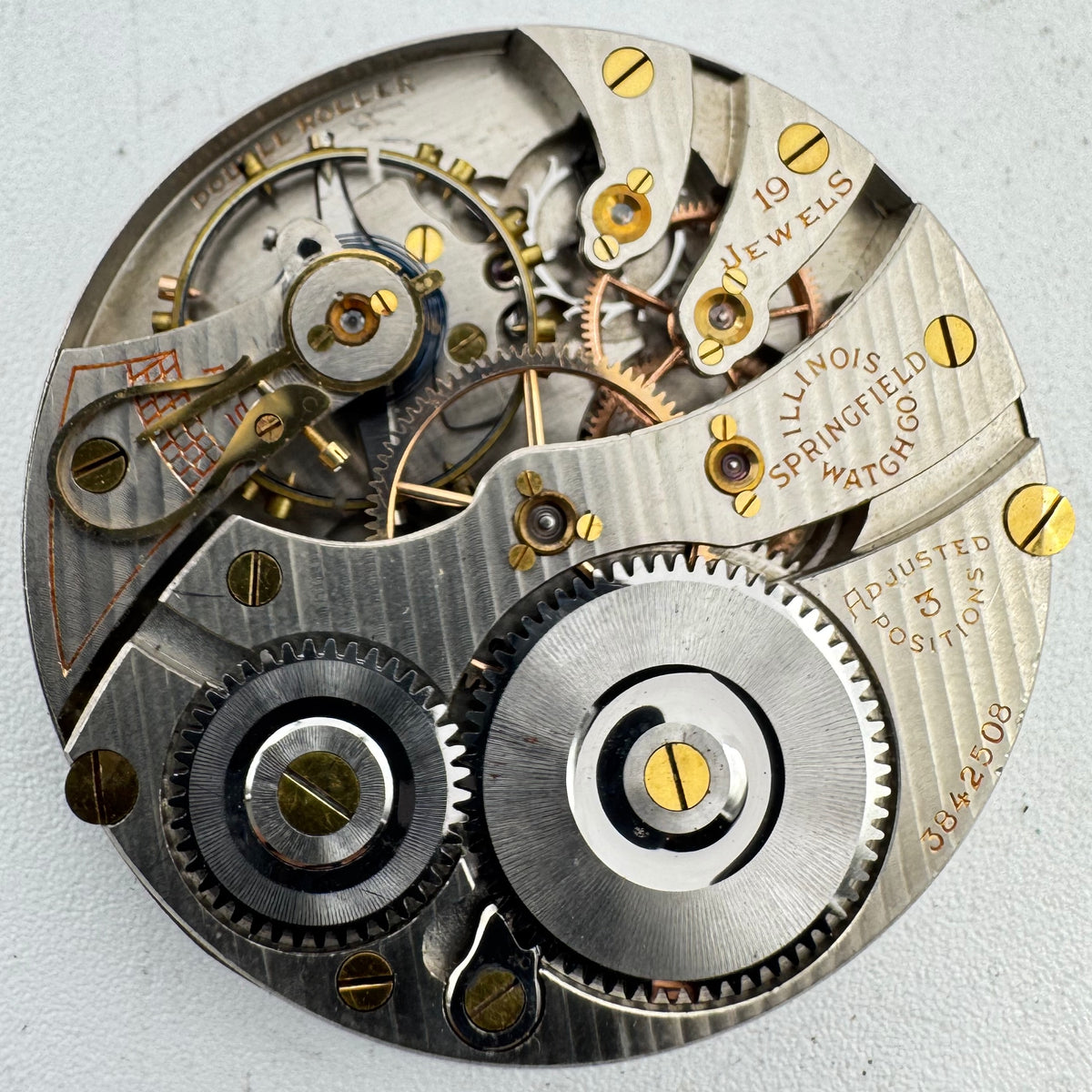 Illinois Center Speckled Dial 1921