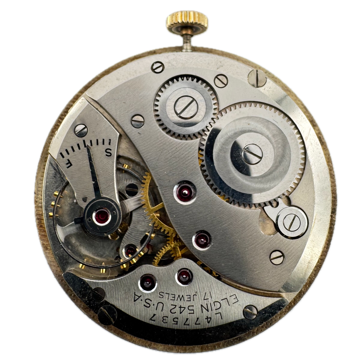 Elgin De Luxe Silver Dial 1946