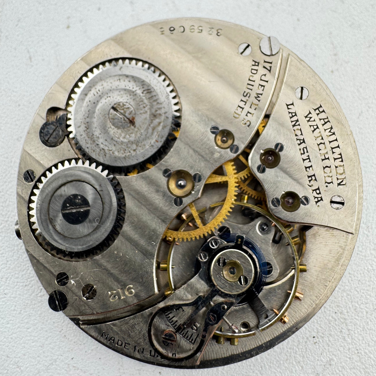 Hamilton Matte Art Deco Dial 1926