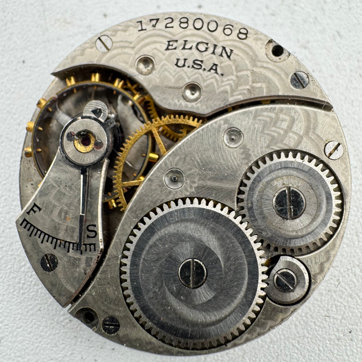 Elgin Fancy Dial 1913