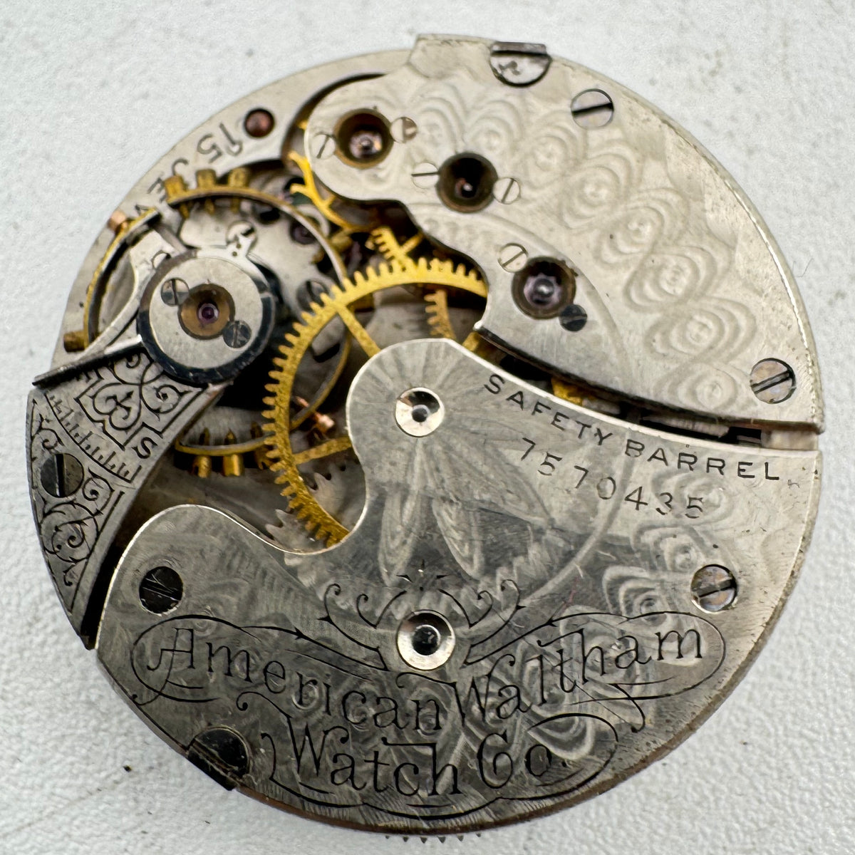 American Waltham Roman Dial 1896