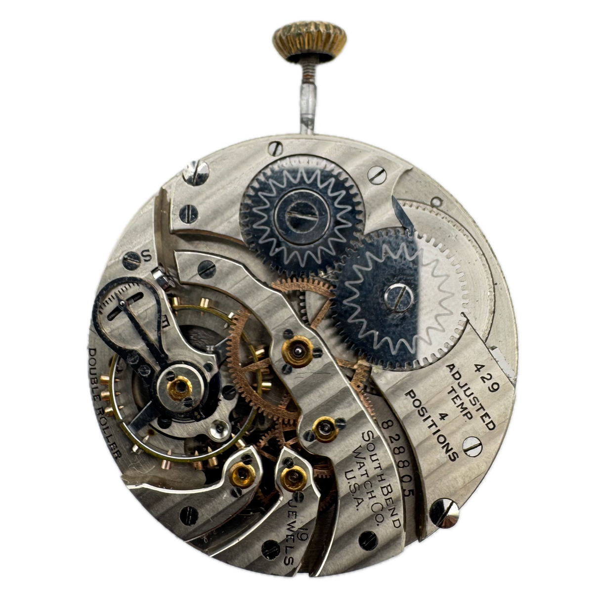 South Bend Metallic Pinstriped Dial 1915