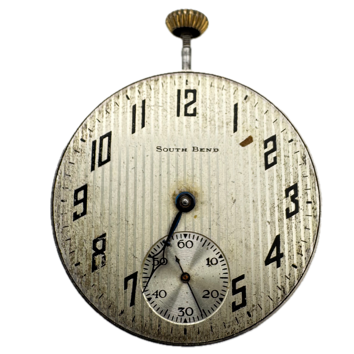 South Bend Metallic Pinstriped Dial 1915