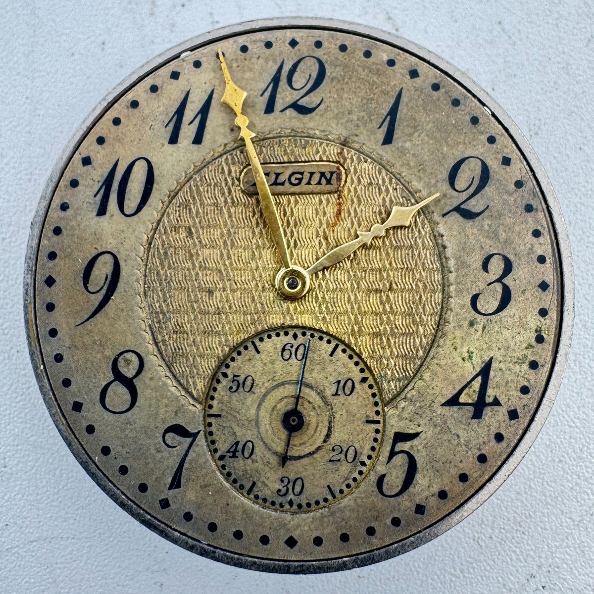 Elgin Center Speckled Dial 1910