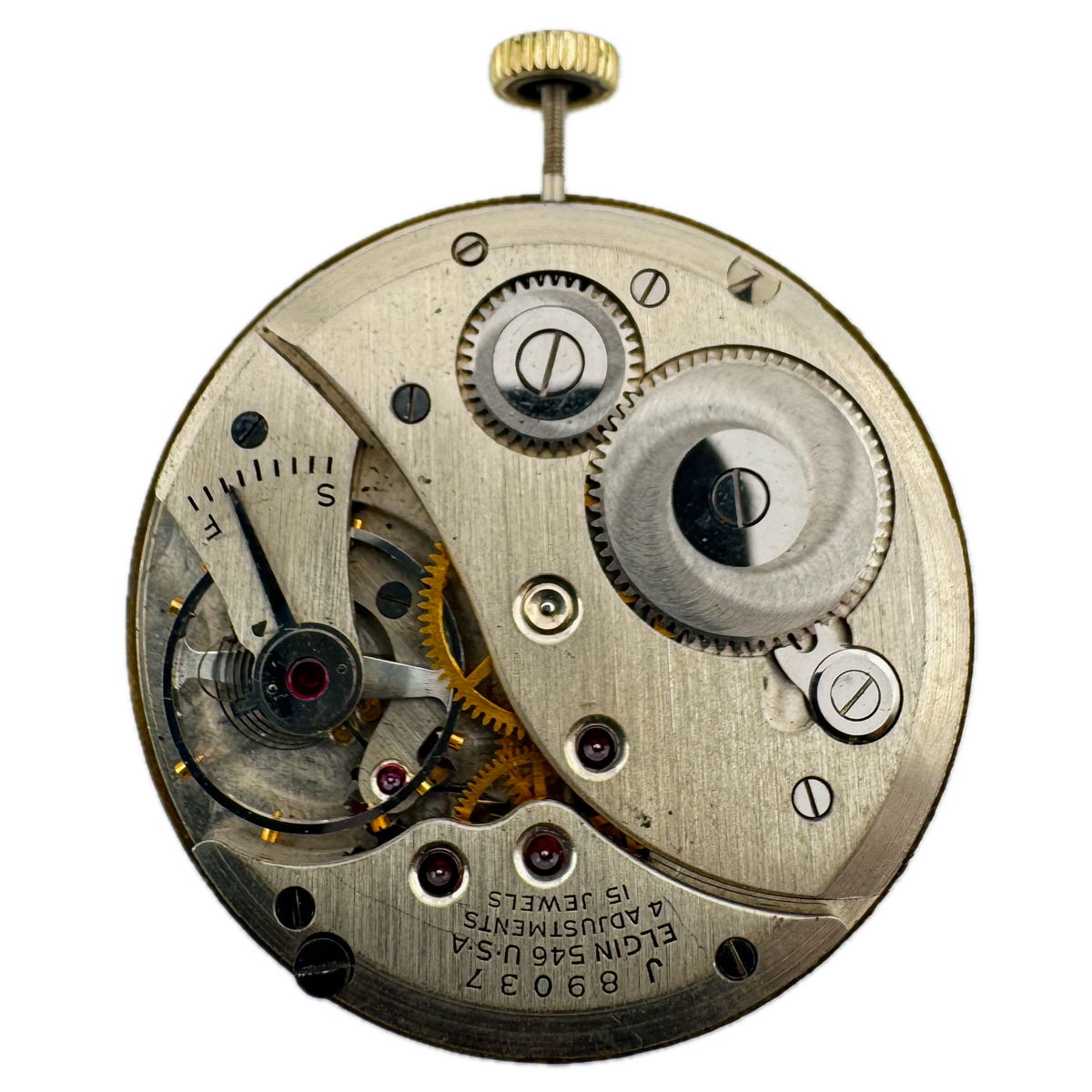 Elgin Raised Numeral Dial 1948