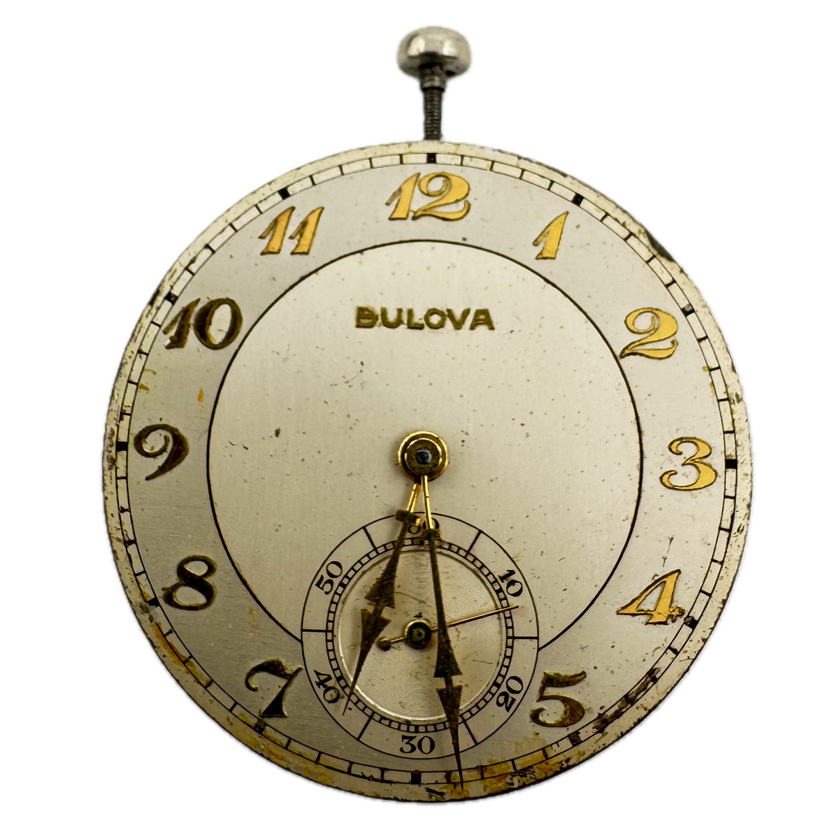 Bulova Raised Numeral Art Deco 1940