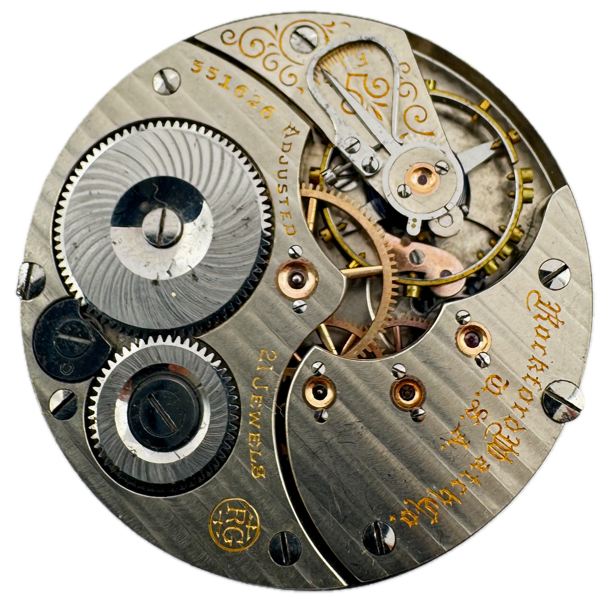 Rockford Watch Co Arabic Dial 1900
