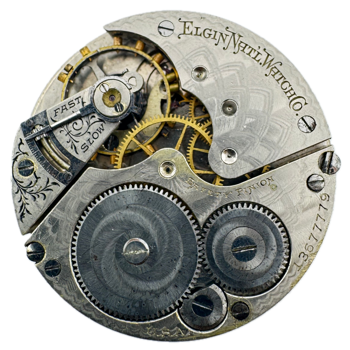 Elgin 3/4 Plate 1909