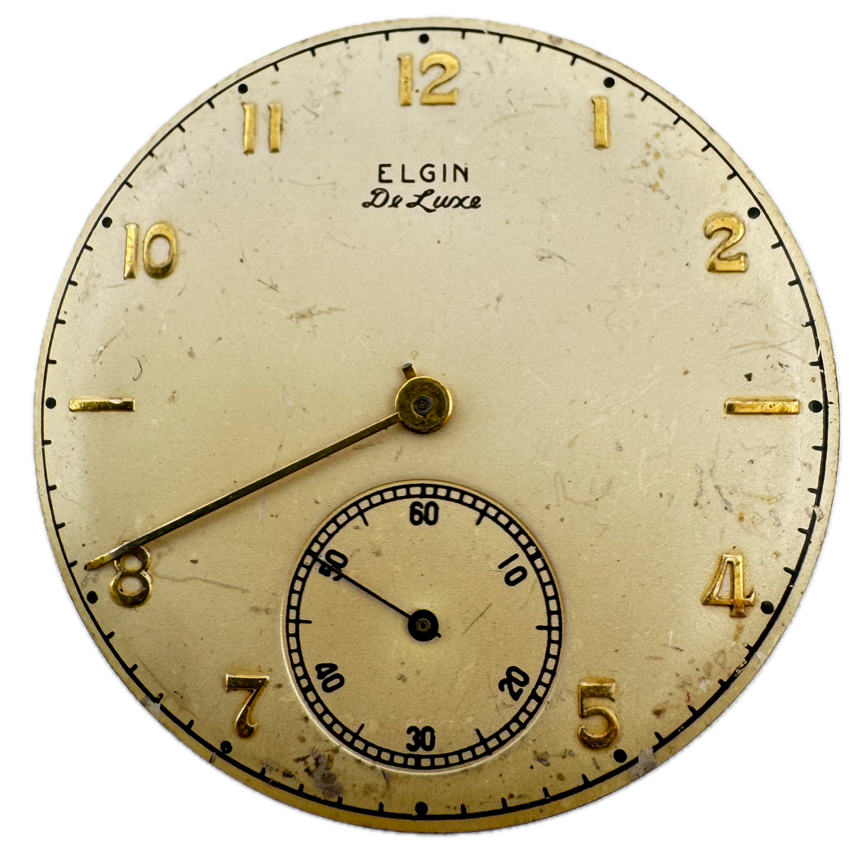 Elgin De Luxe Raised Numeral Dial 1950