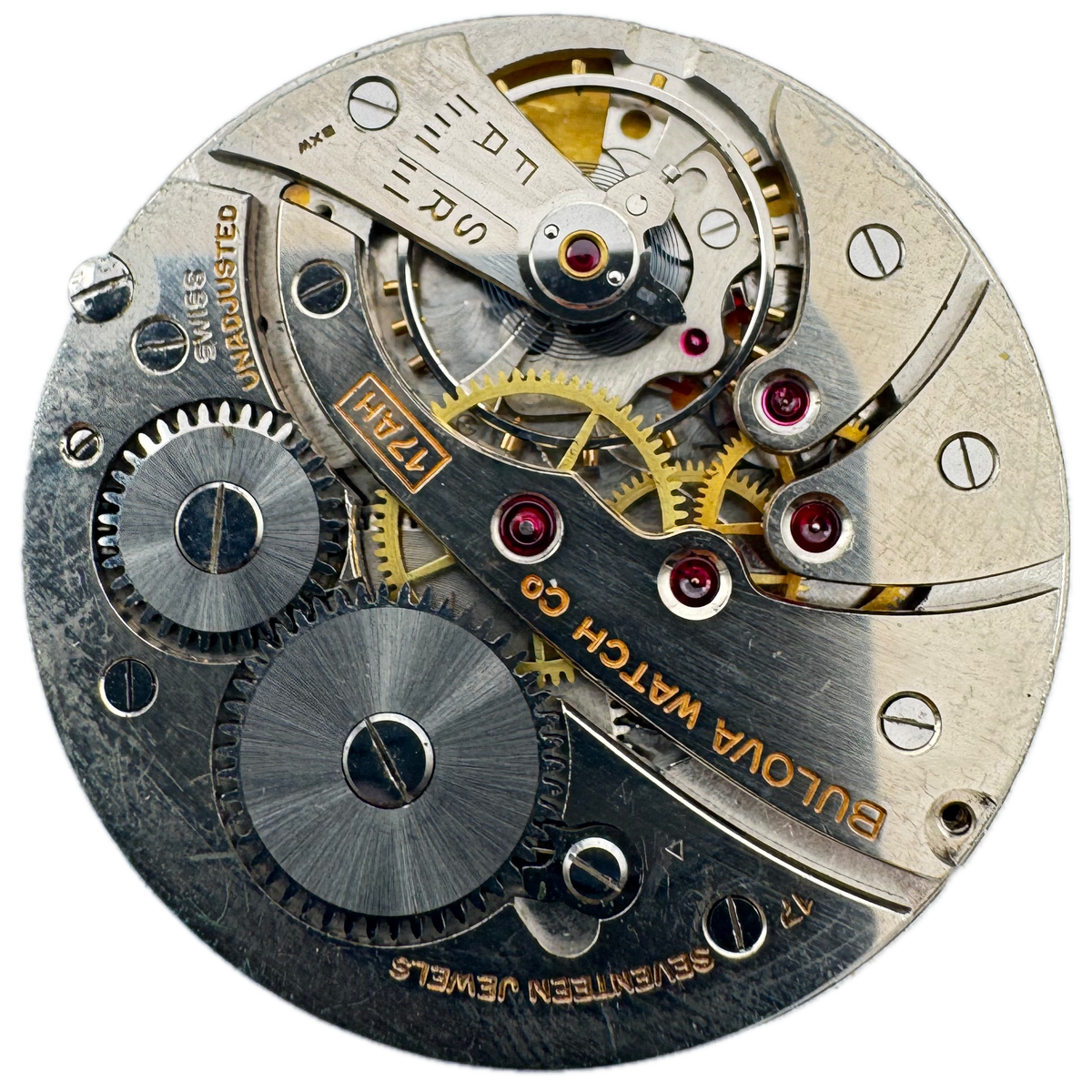 Bulova Raised Numeral Metallic Dial