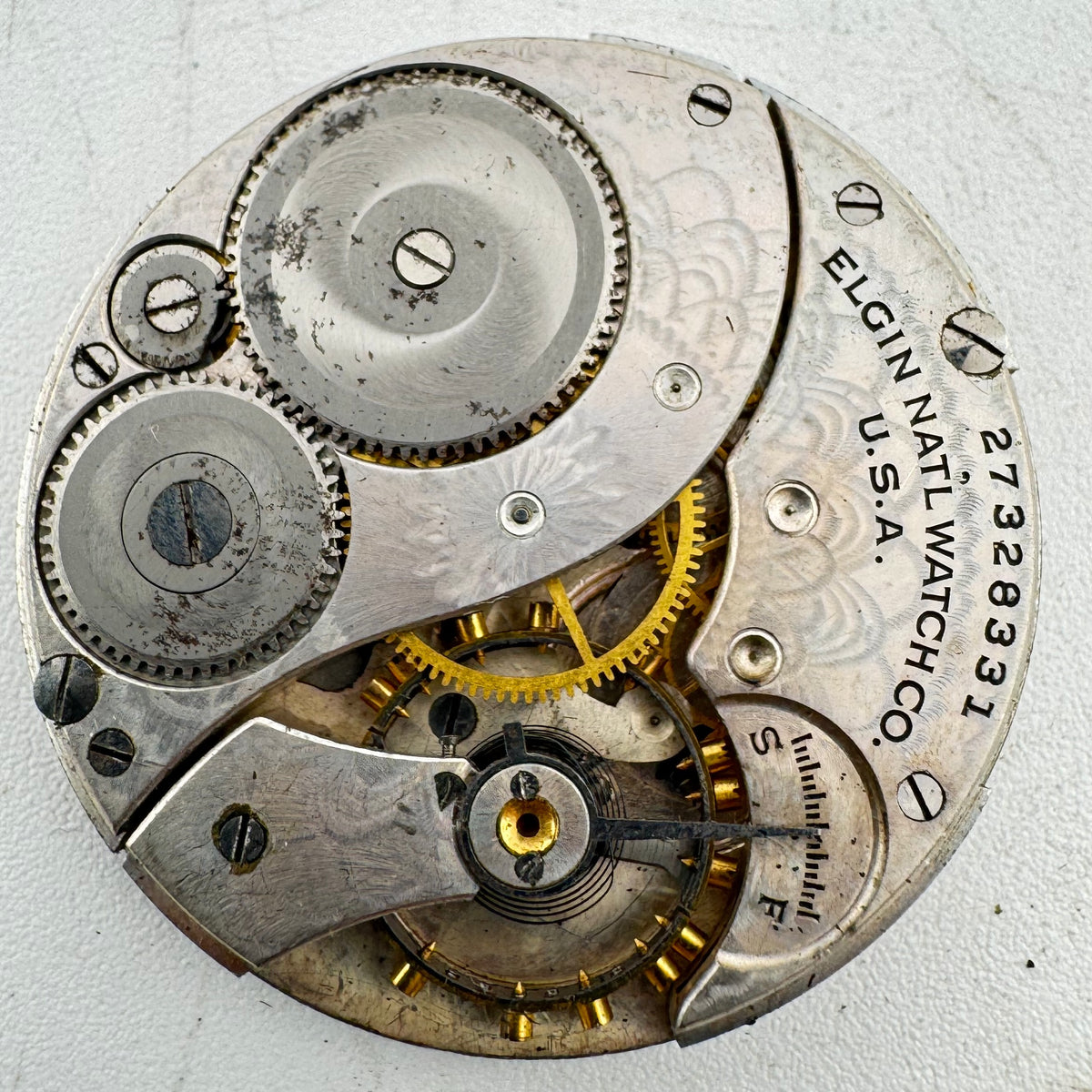 Elgin Metallic Arabic Dial 1925