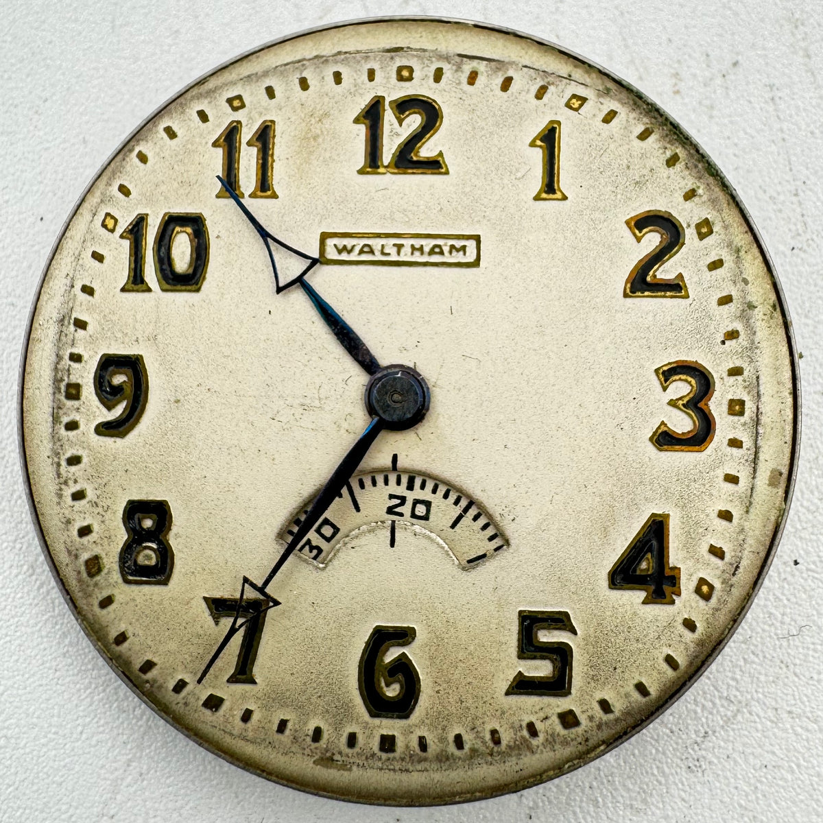 Waltham Secometer Dial 1928