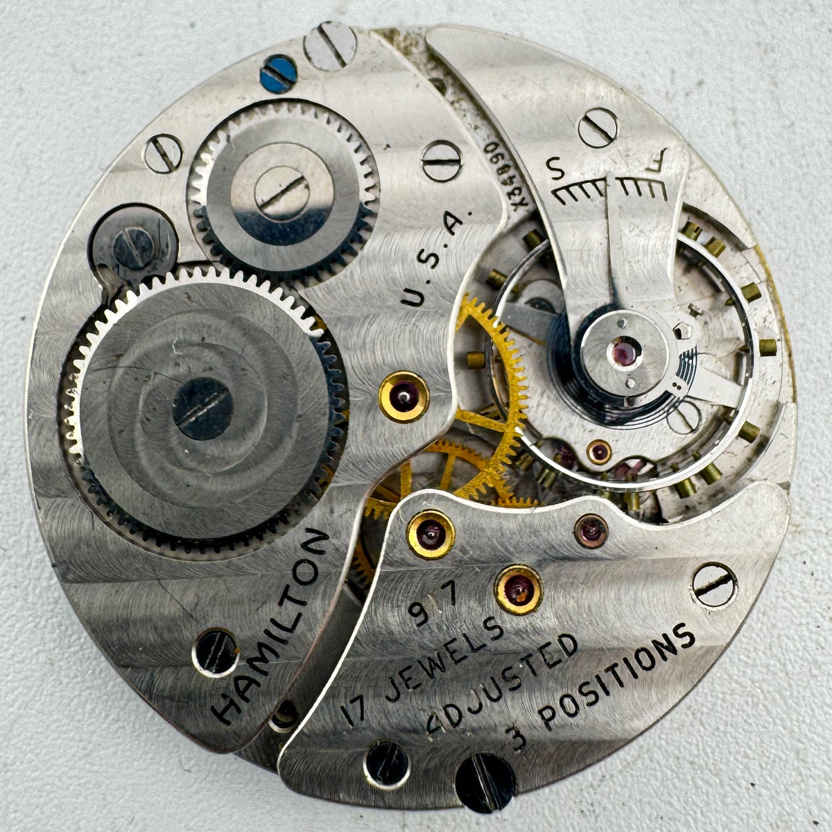 Hamilton Matte Dial 1938
