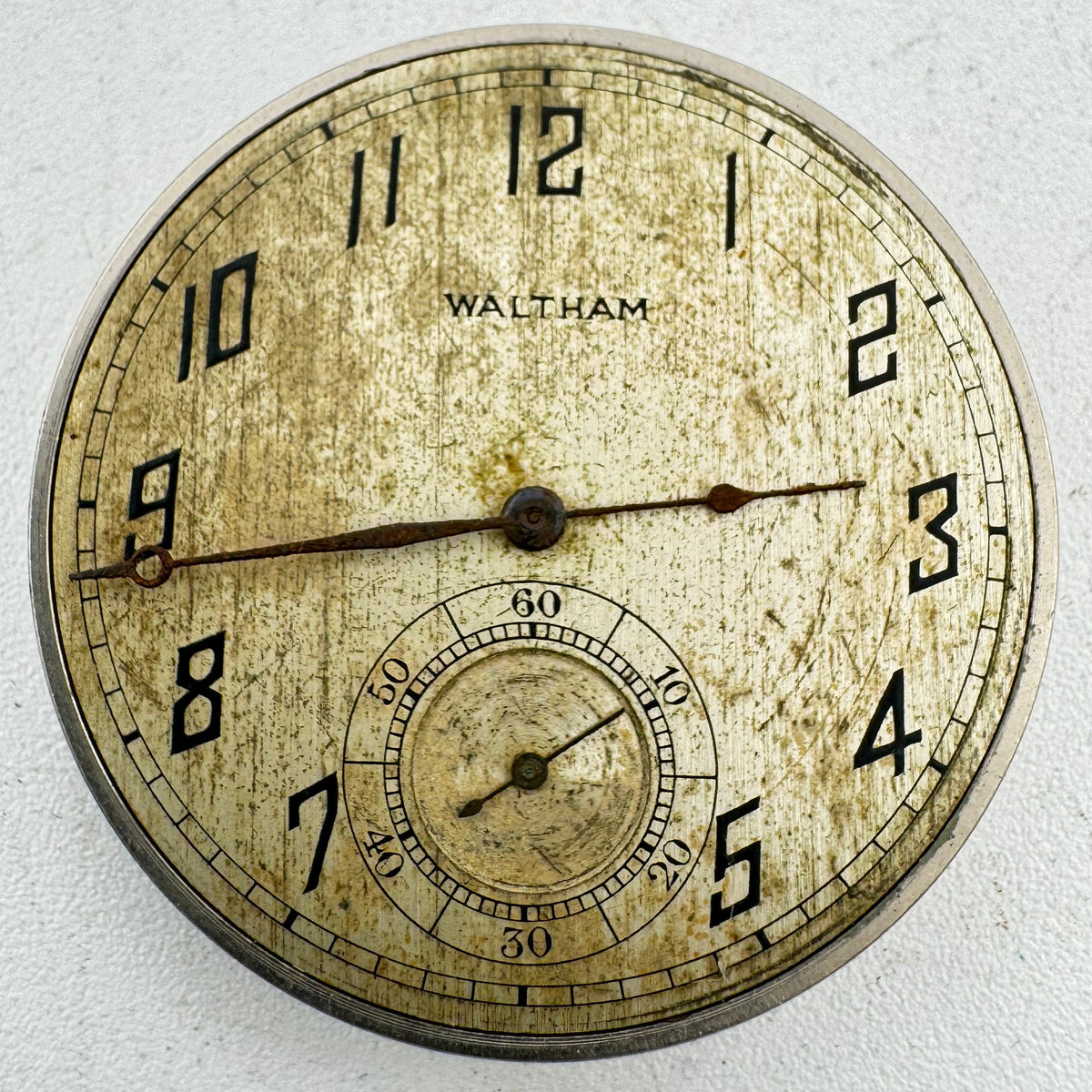 Waltham Metallic Arabic Dial 1922