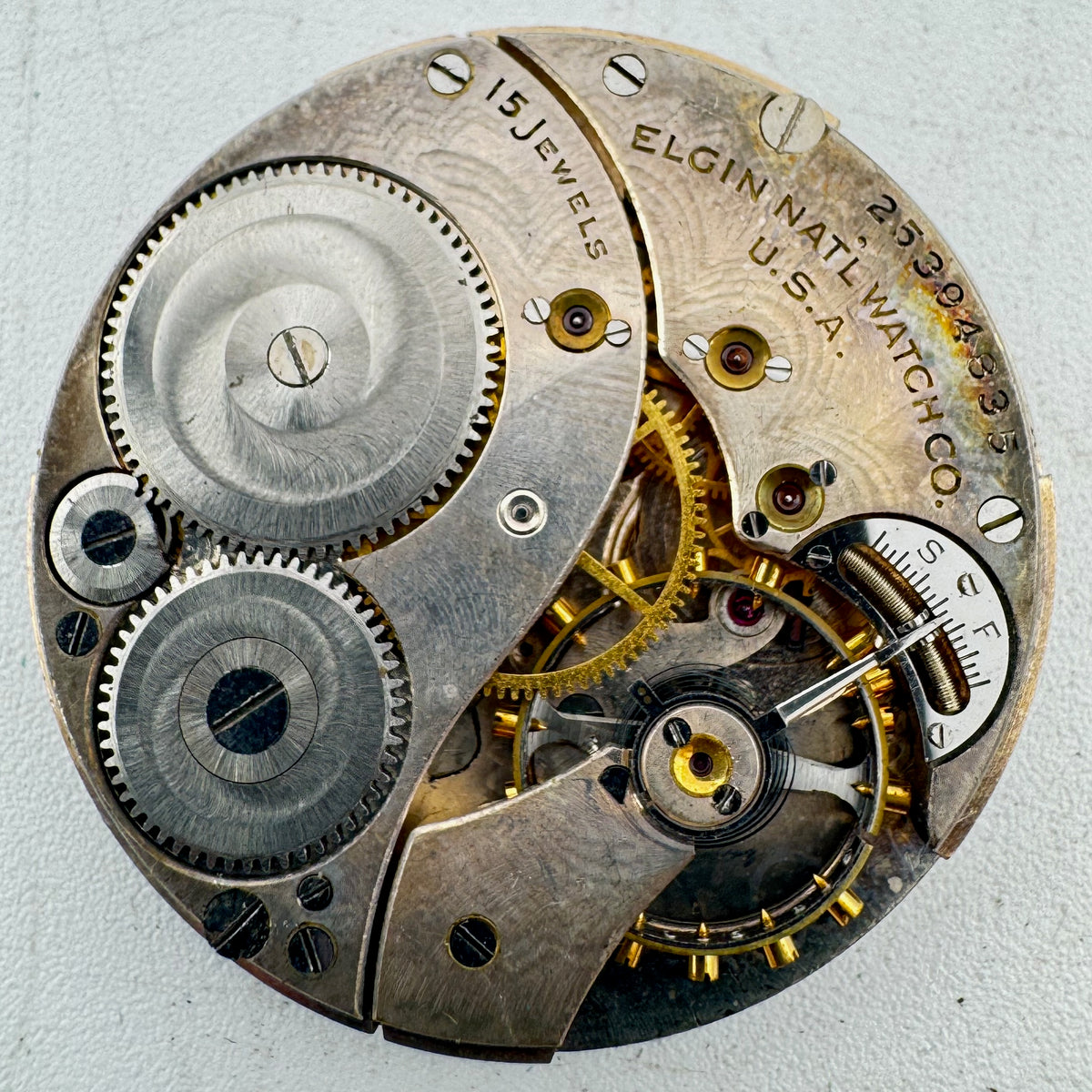 Elgin Matte Dial 1923