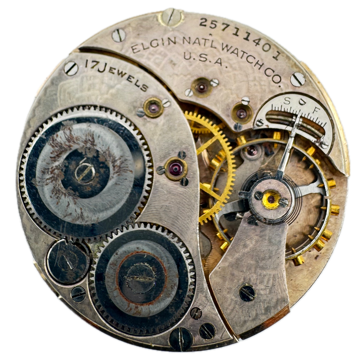 Elgin Raised Numeral 1923