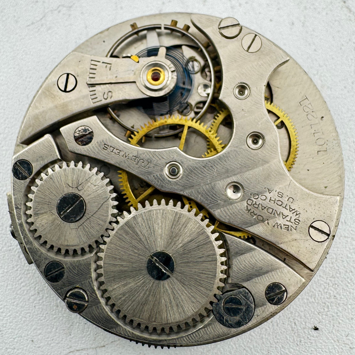 New York Standard Center Speckled Dial 1921