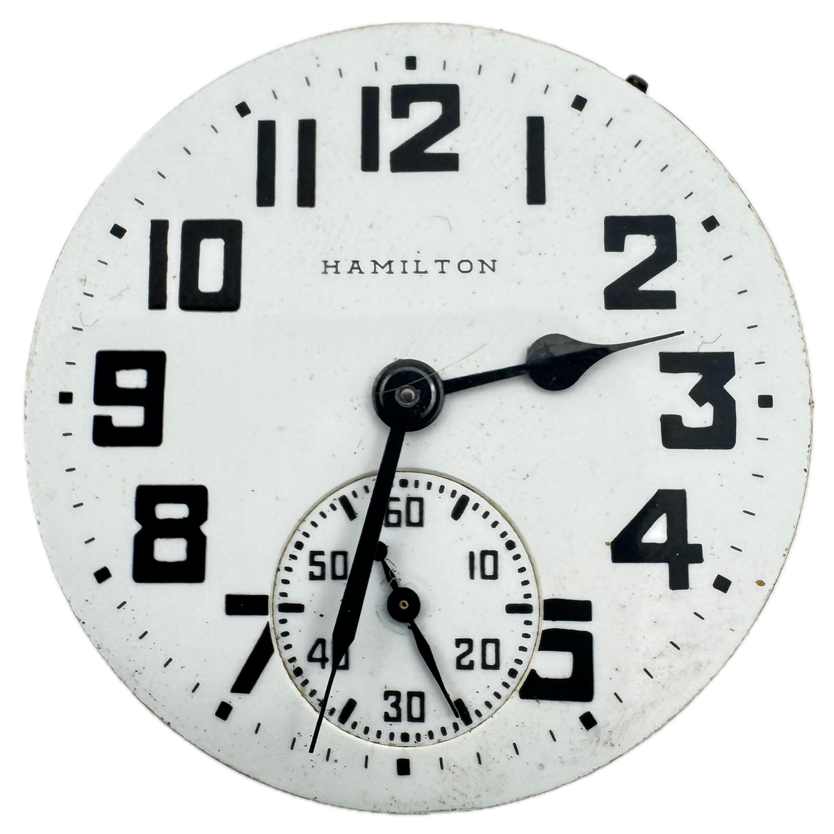 Hamilton Boxcar Dial 1944