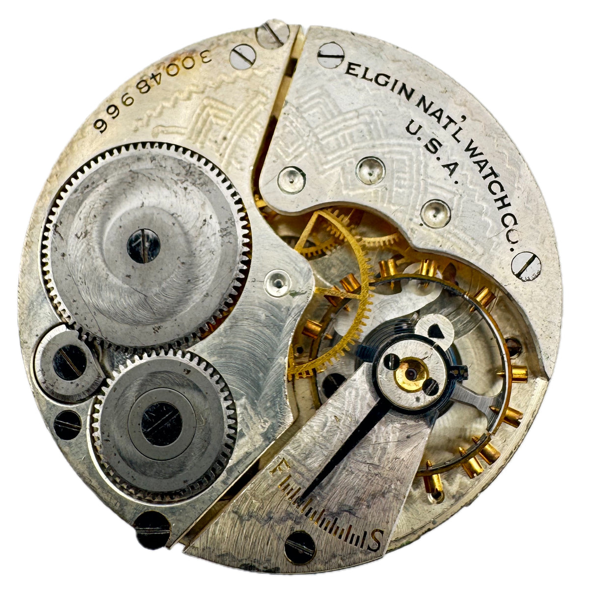 Elgin Center Speckled Dial 1927
