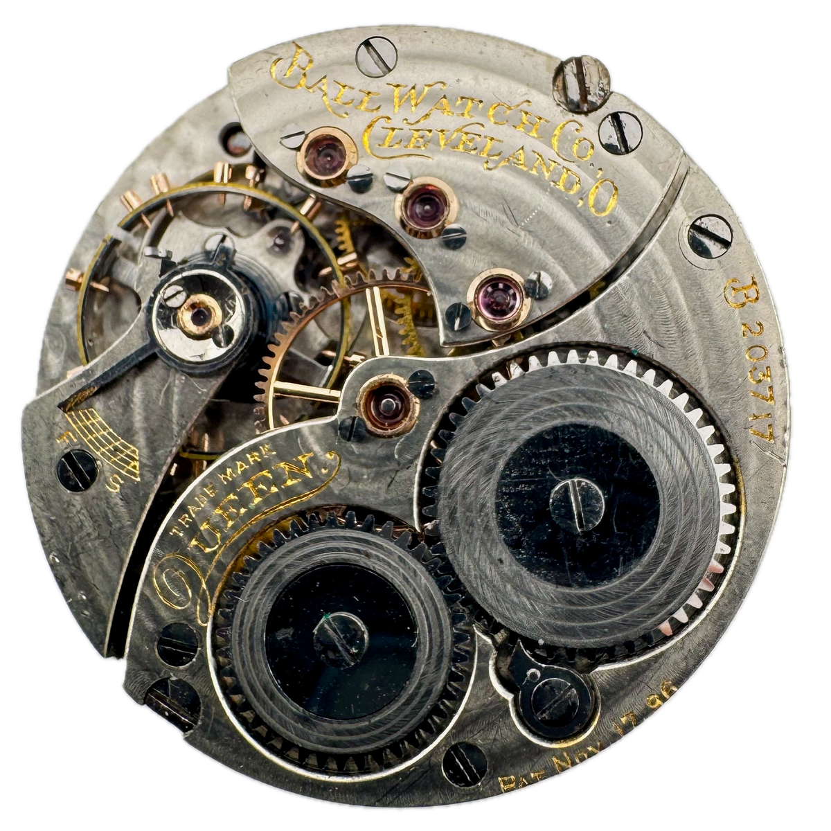 Ball Watch Co Cleveland Waltham 1904