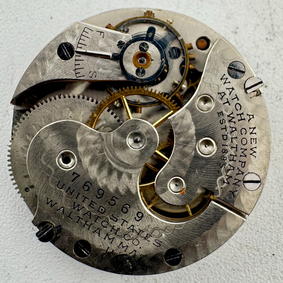 United States Watch Co Arabic Dial 1904