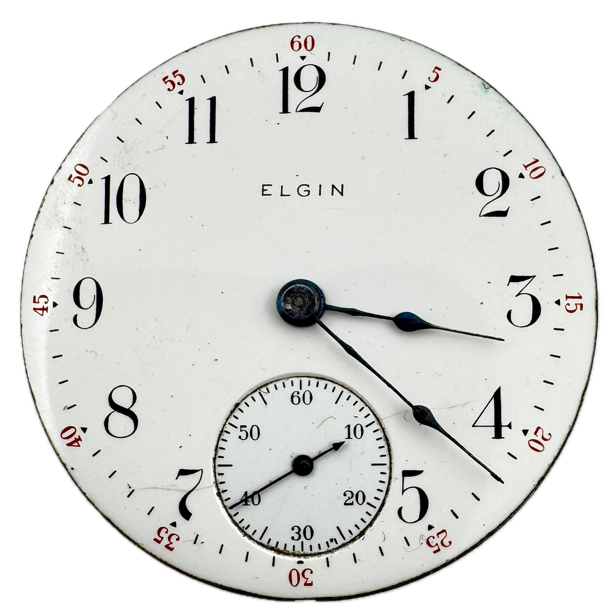 Elgin Single Sunk Dial 1910