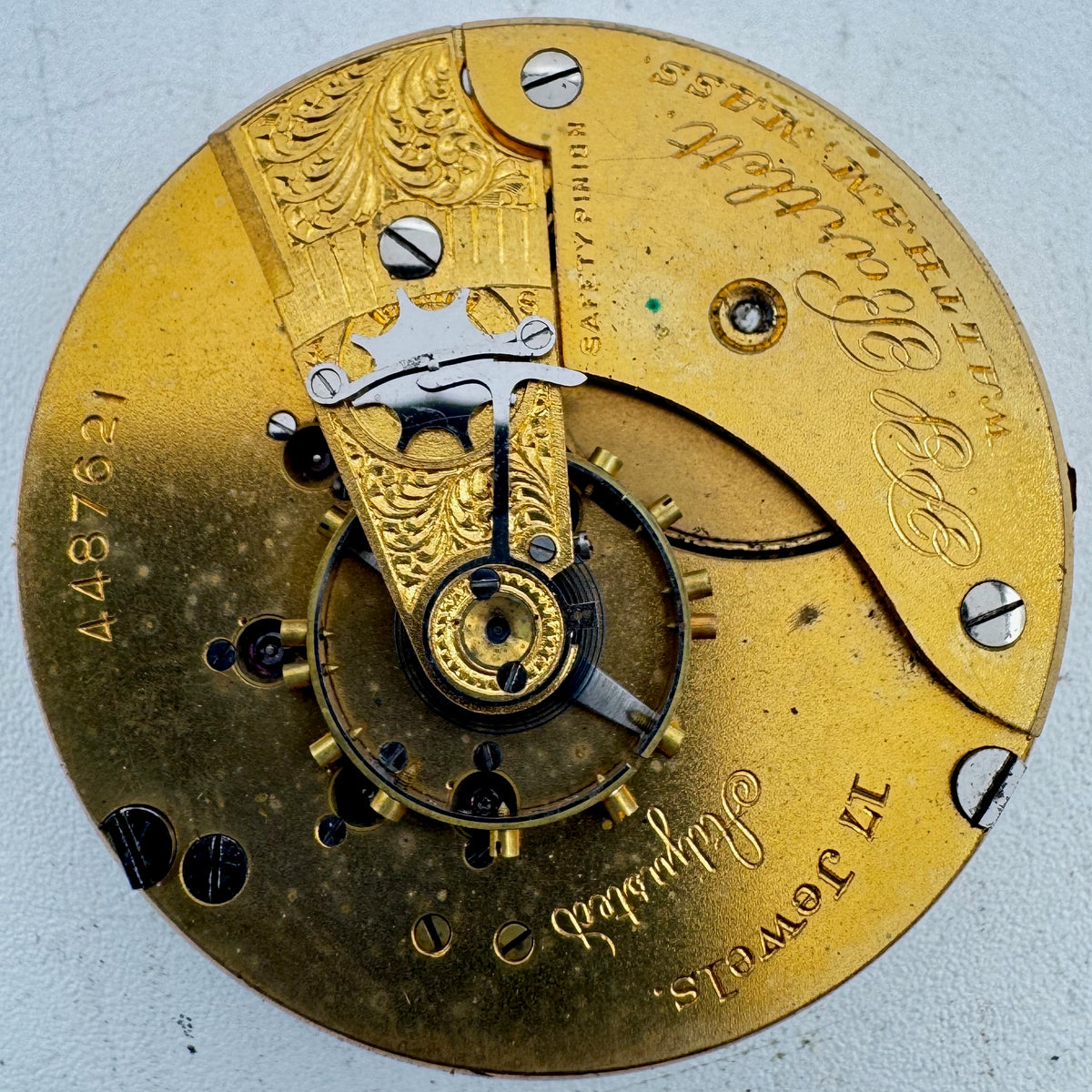 American Waltham Watch Co Roman 1890