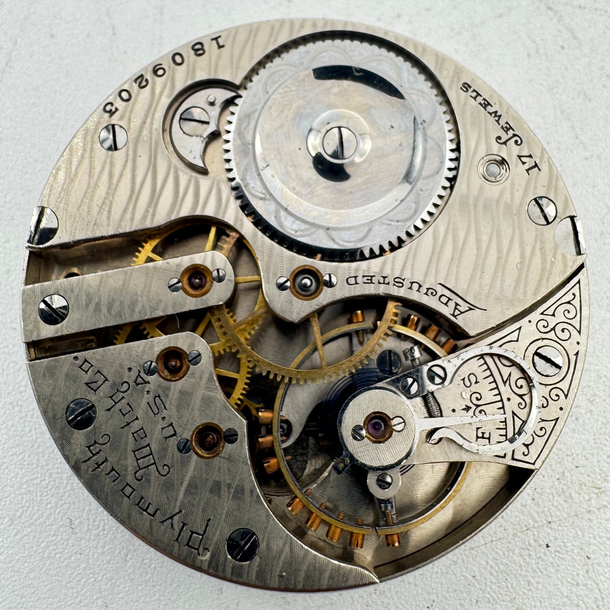 Plymouth Watch Co Illinois 1905