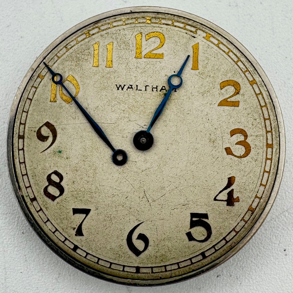 Waltham Matte Art Deco Dial 1912