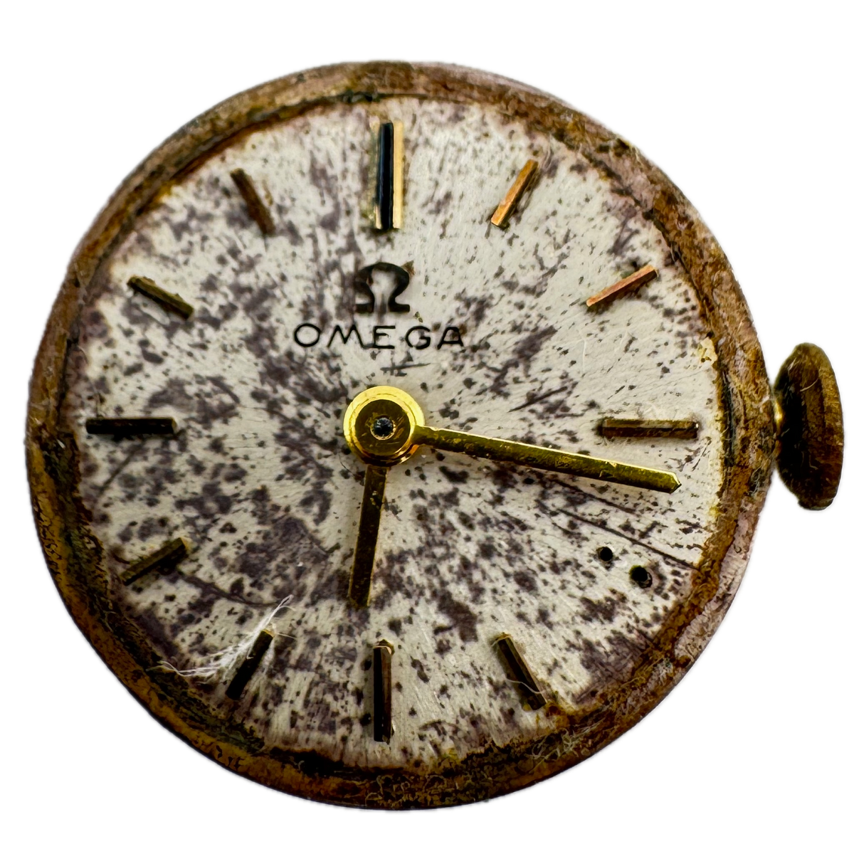 Omega Silver Sunburst Dial