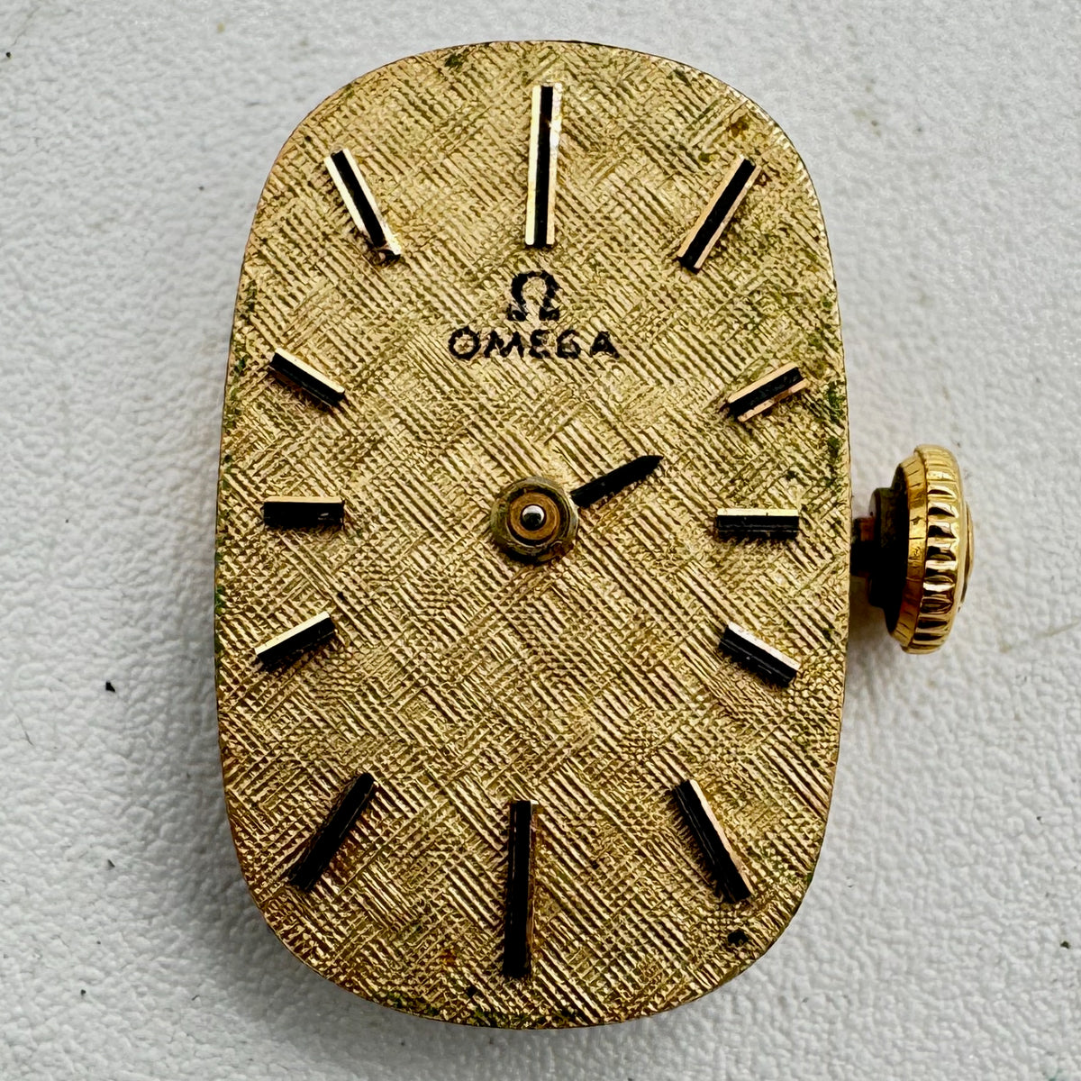 Omega Oval Gold Tone Dial 1963