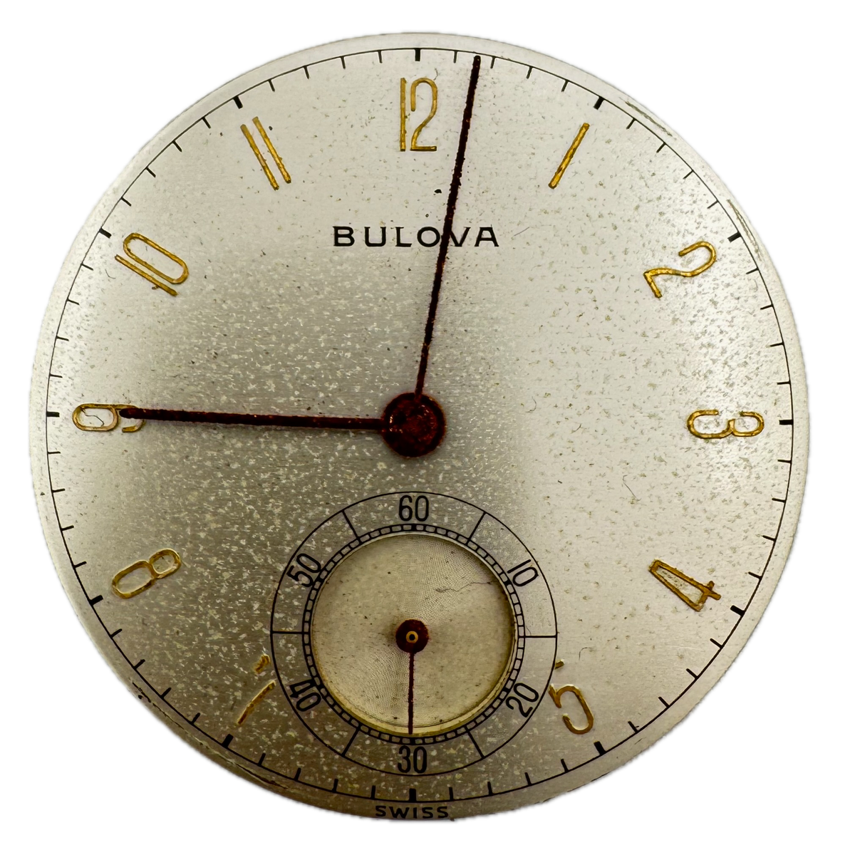 Bulova Art Deco Silver Dial 1941