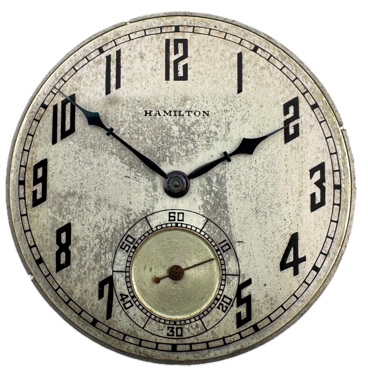 Hamilton Metallic Art Deco Dial 1927