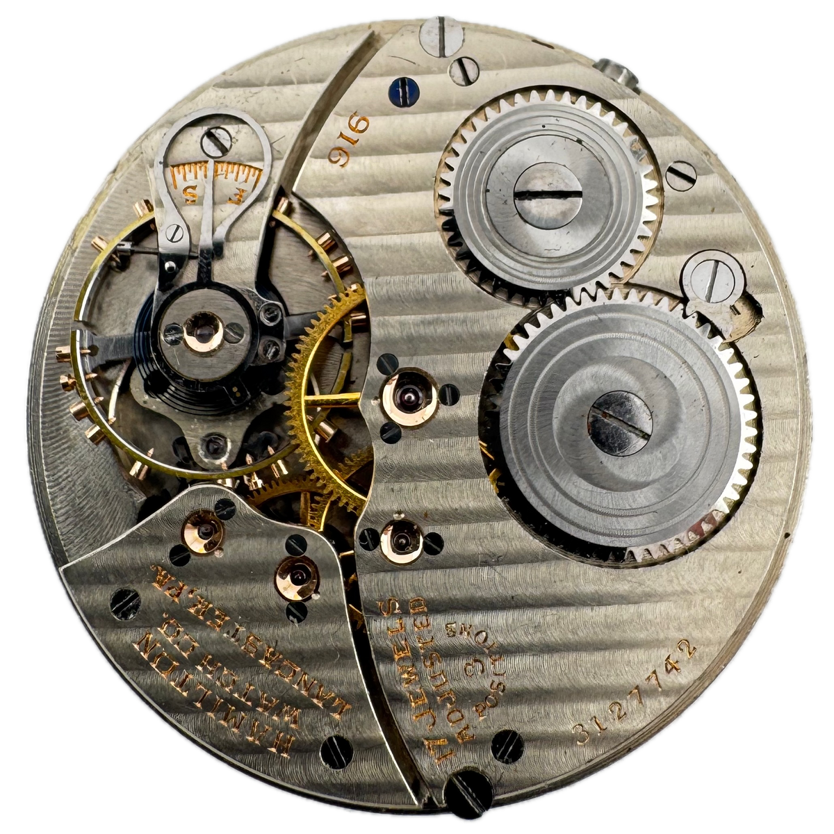 Hamilton Metallic Art Deco Dial 1927