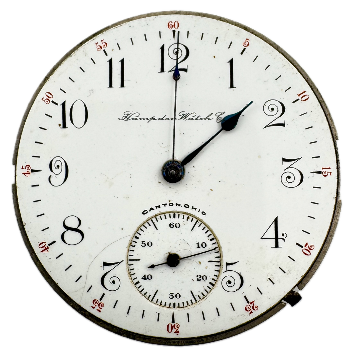 Hampden Watch Co Arabic Dial 1905