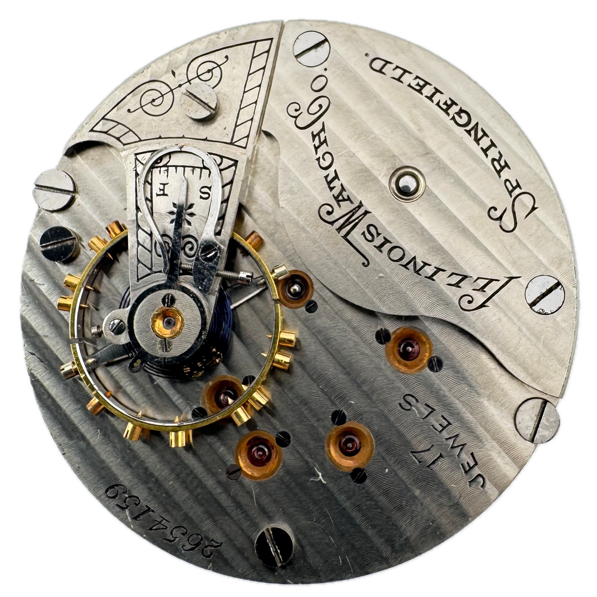 Illinois Watch Co Arabic Dial 1914