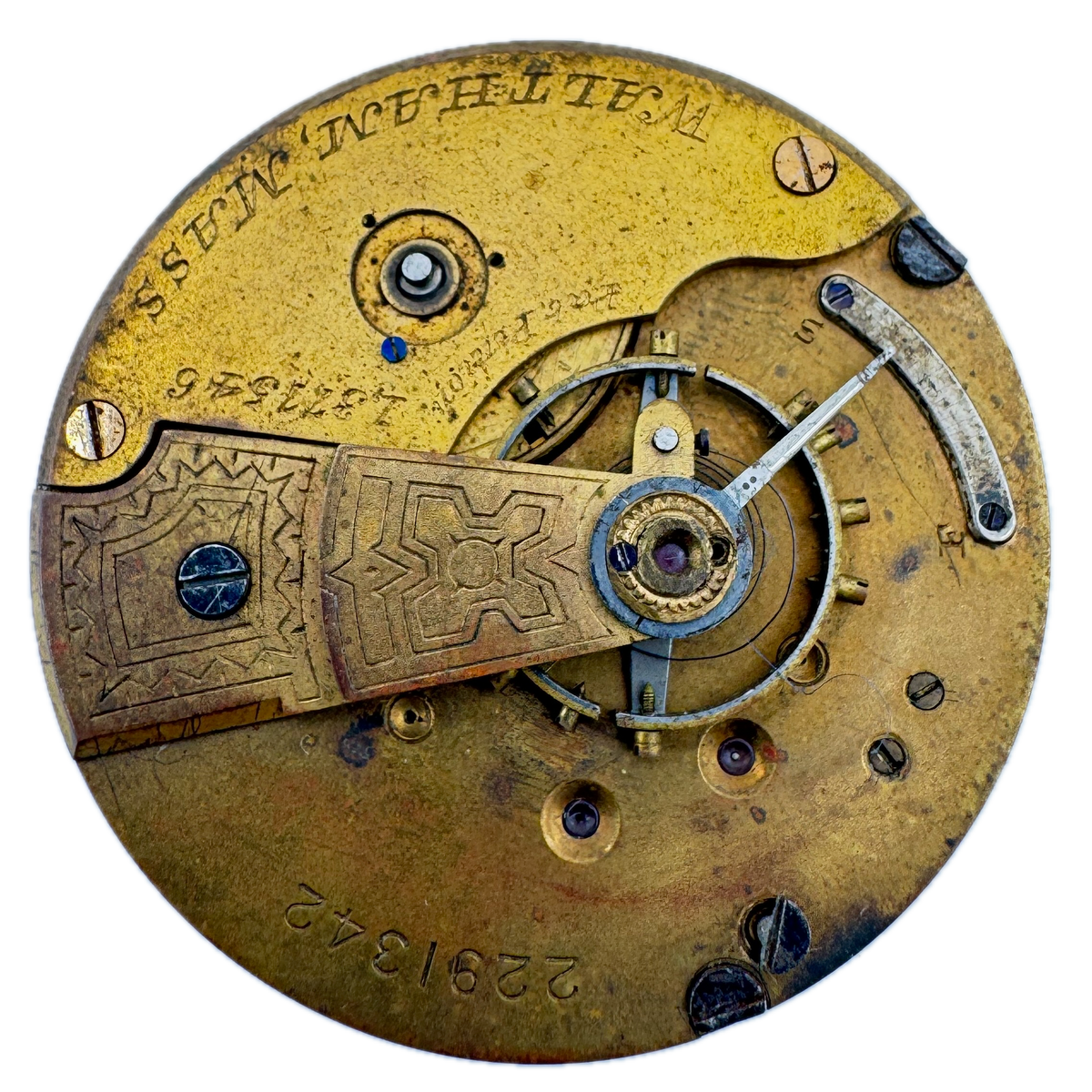 Waltham Roman Dial 1884