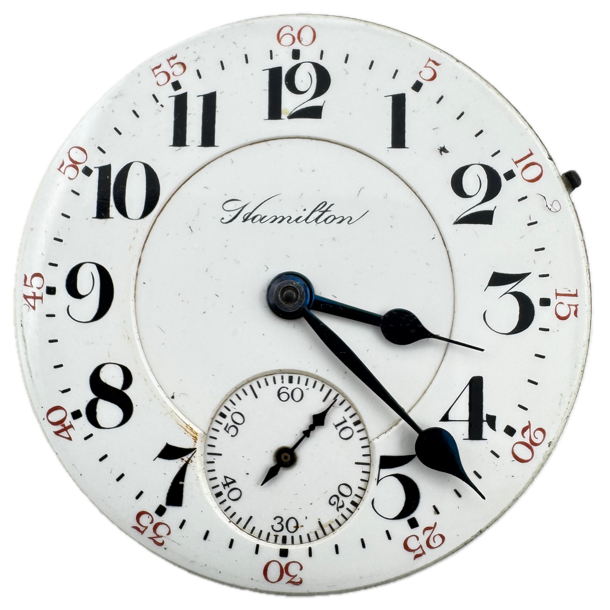 Hamilton Double Sunk Dial 1912