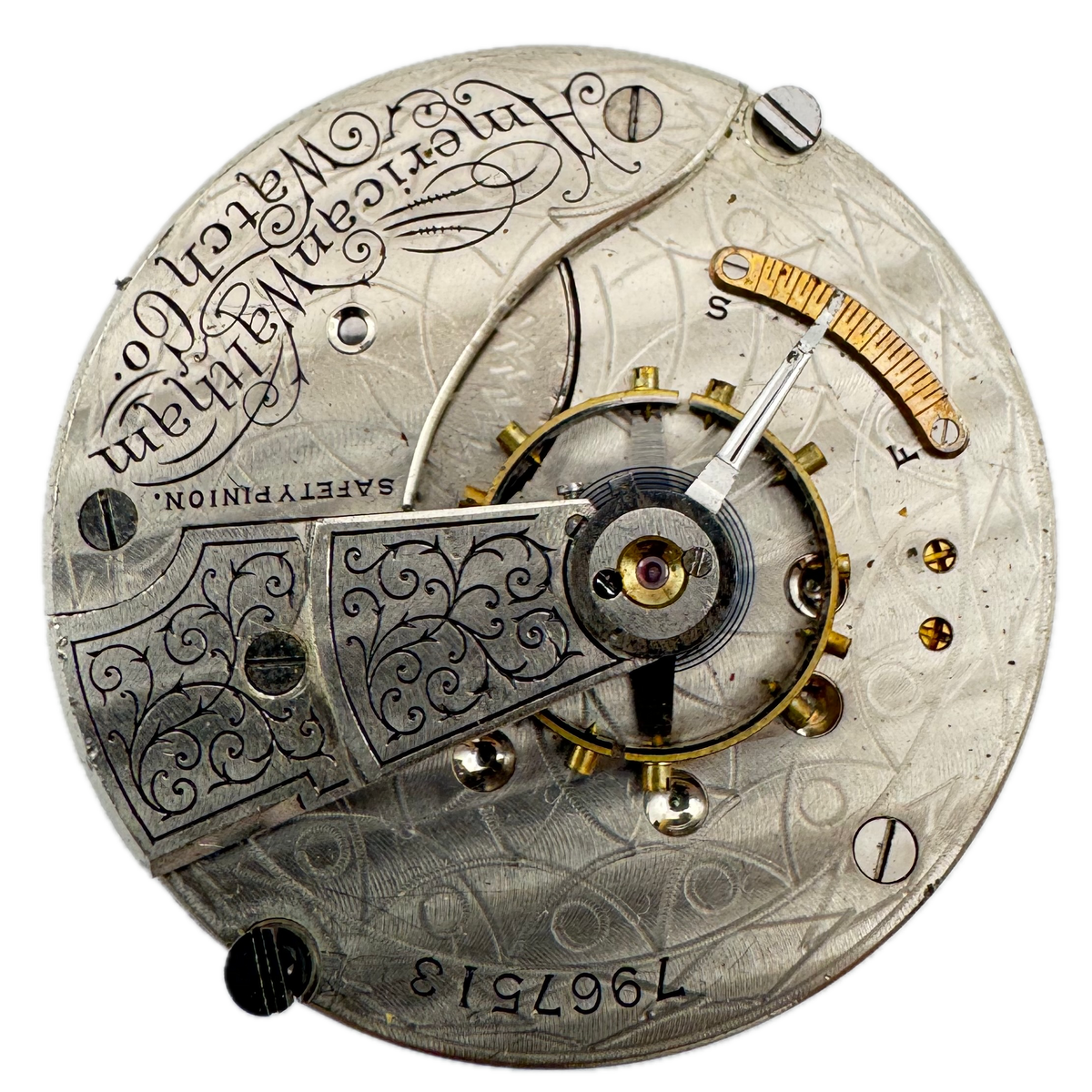 Waltham Roman Dial 1896