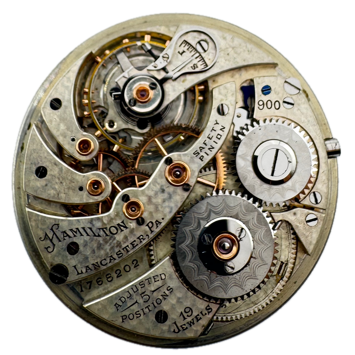 Hamilton Metallic Dial 1916