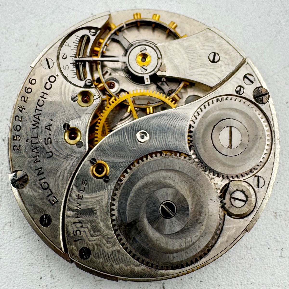 Elgin Center Speckled Dial 1923
