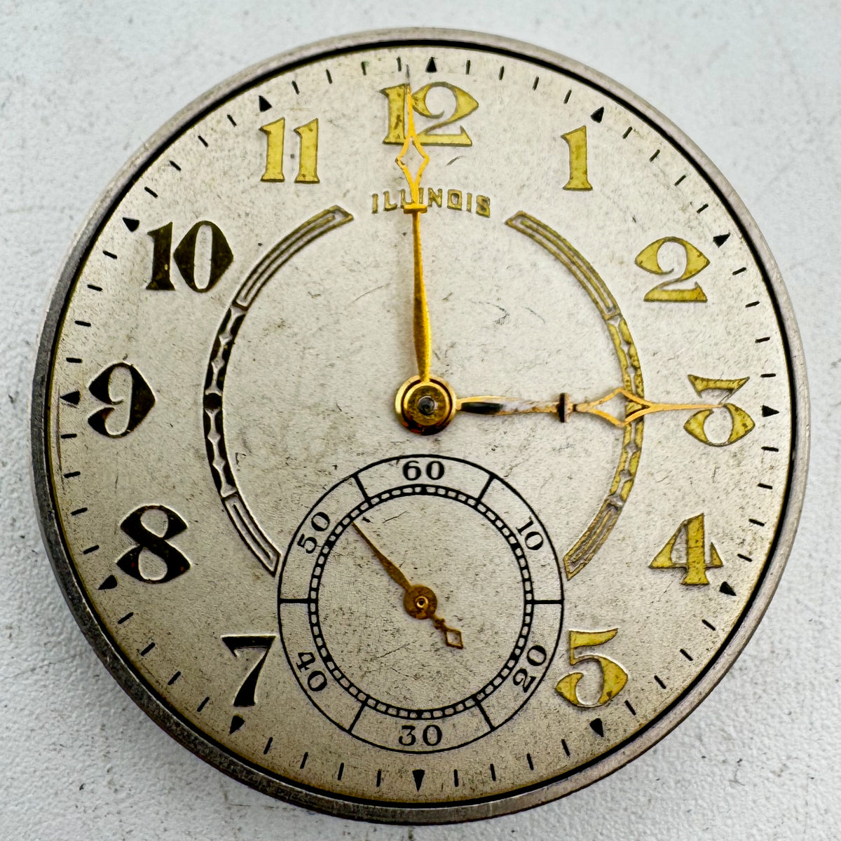 Illinois Raised Numeral Dial 1927