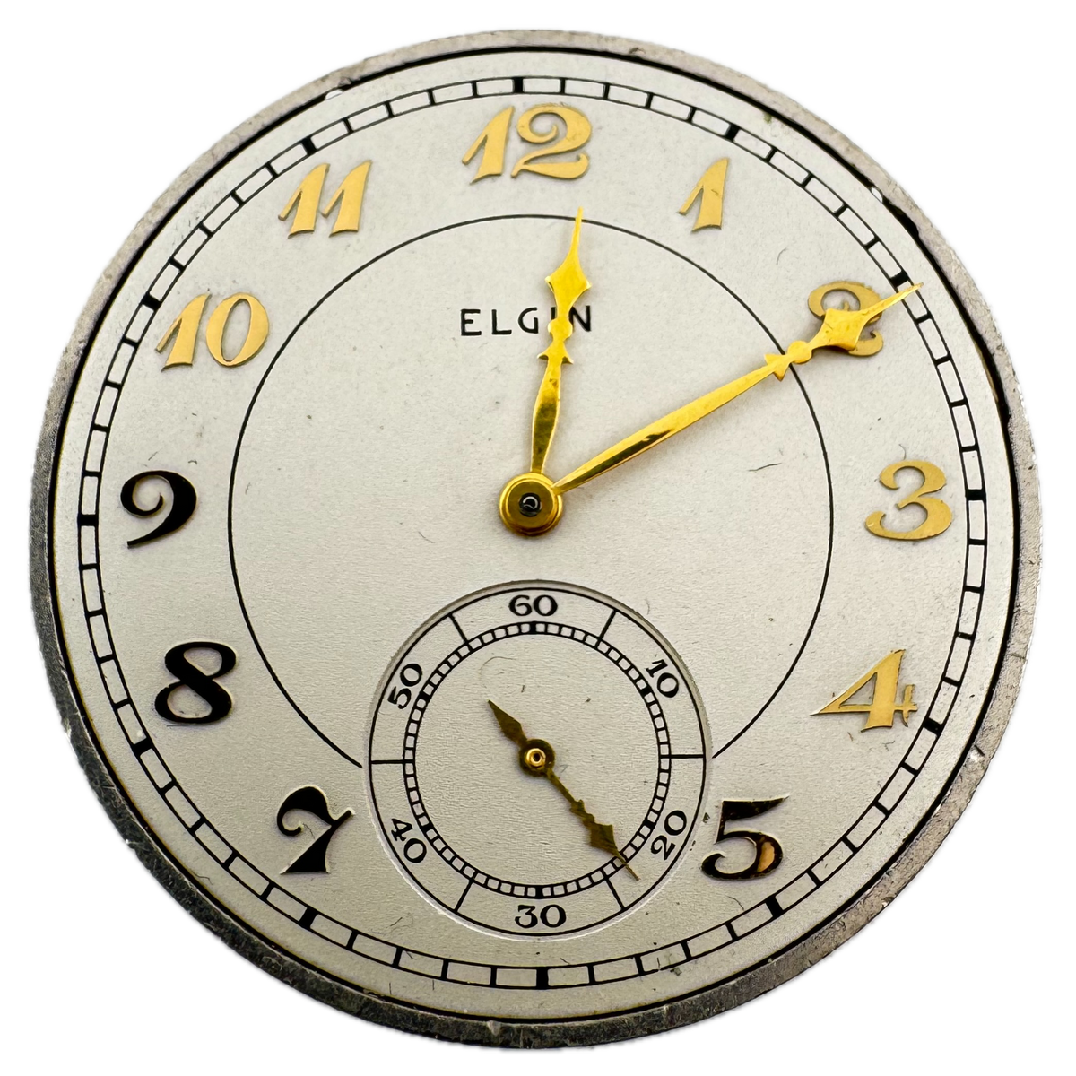 Elgin Raised Numeral Dial 1938