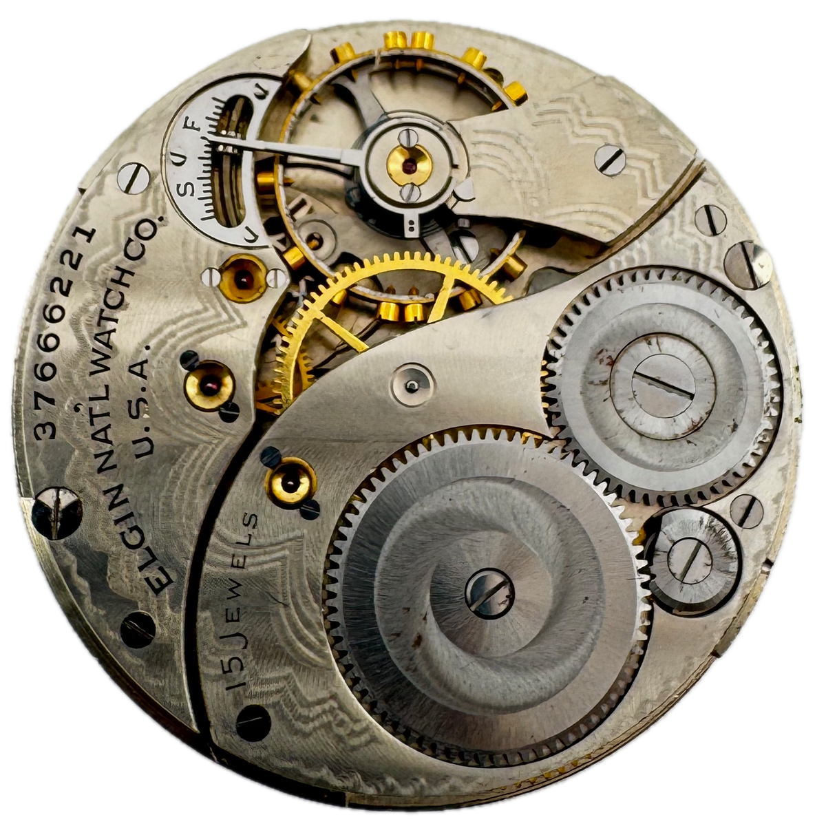 Elgin Center Speckled Dial 1938