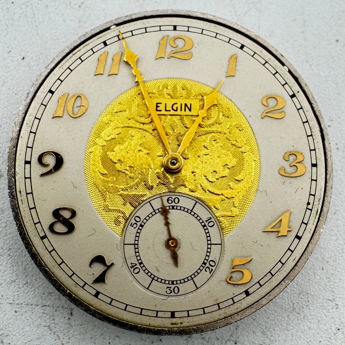 Elgin Center Speckled Dial 1938
