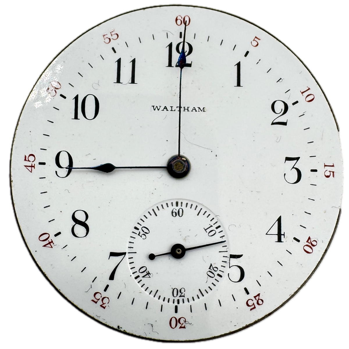 Waltham Single Sunk Arabic Dial 1901